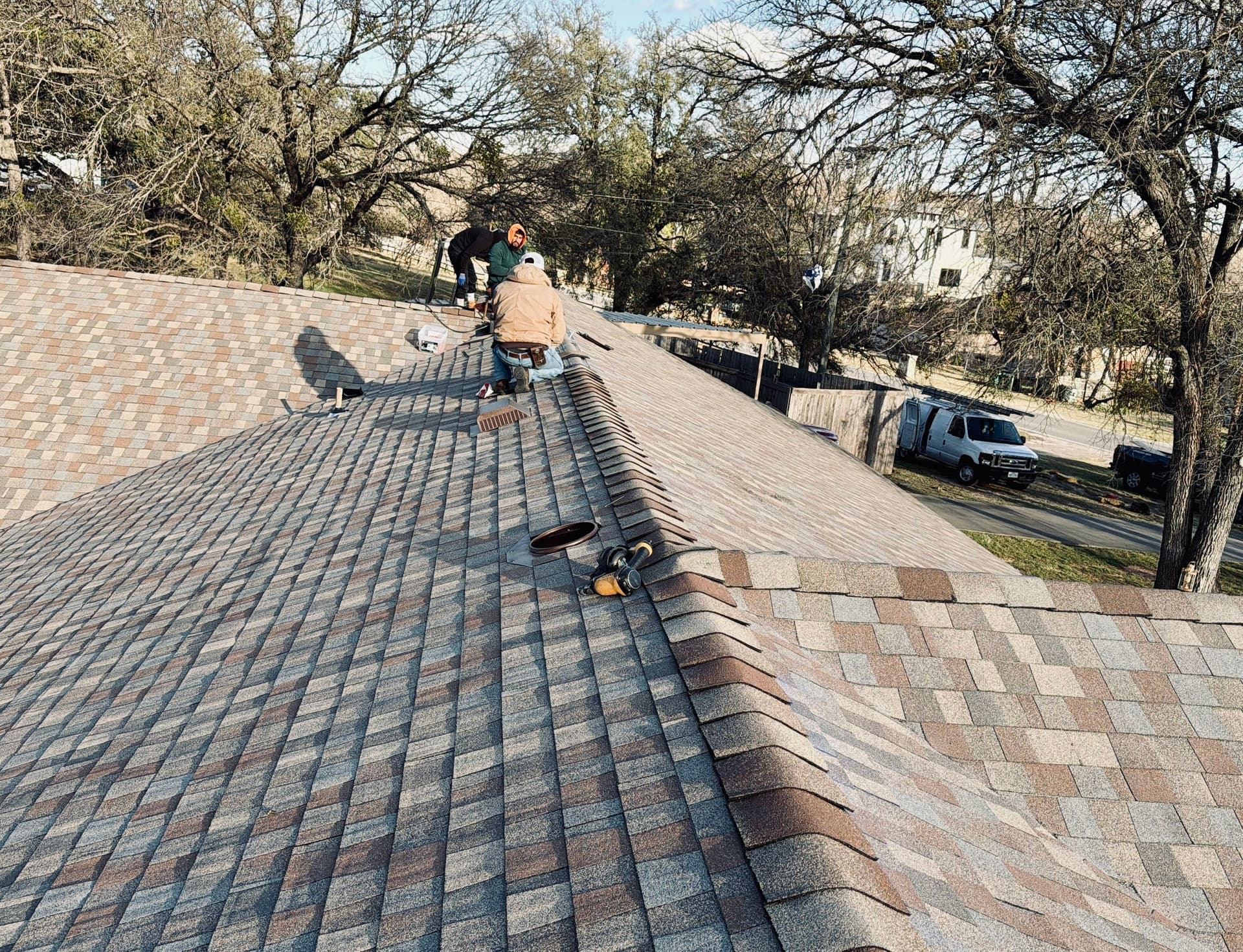 Quality Shingle Installation in Action