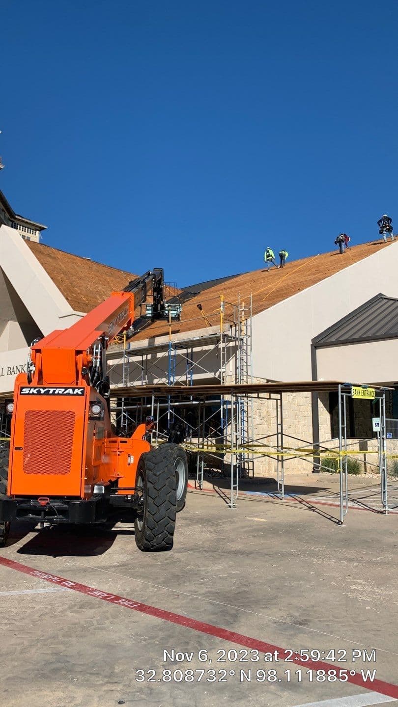 Gallery photos for National Bank Roof Replacement in Mineral Wells, TX: Image #15