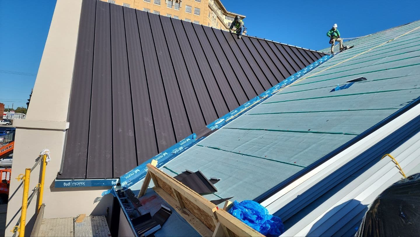 Gallery photos for National Bank Roof Replacement in Mineral Wells, TX: Image #10