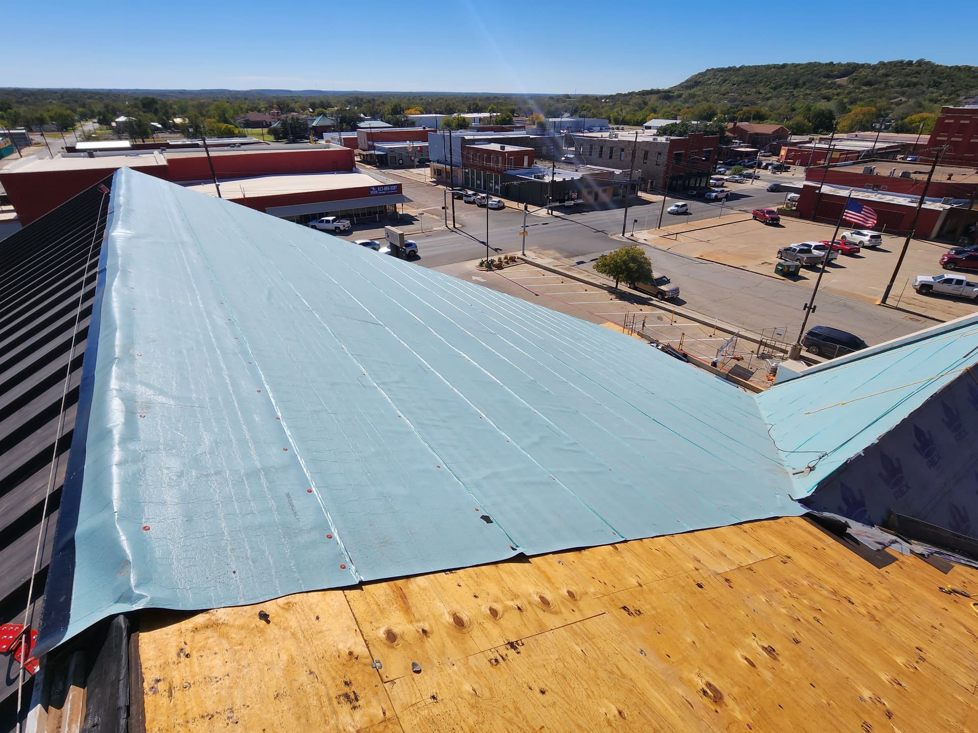 Gallery photos for National Bank Roof Replacement in Mineral Wells, TX: Image #21