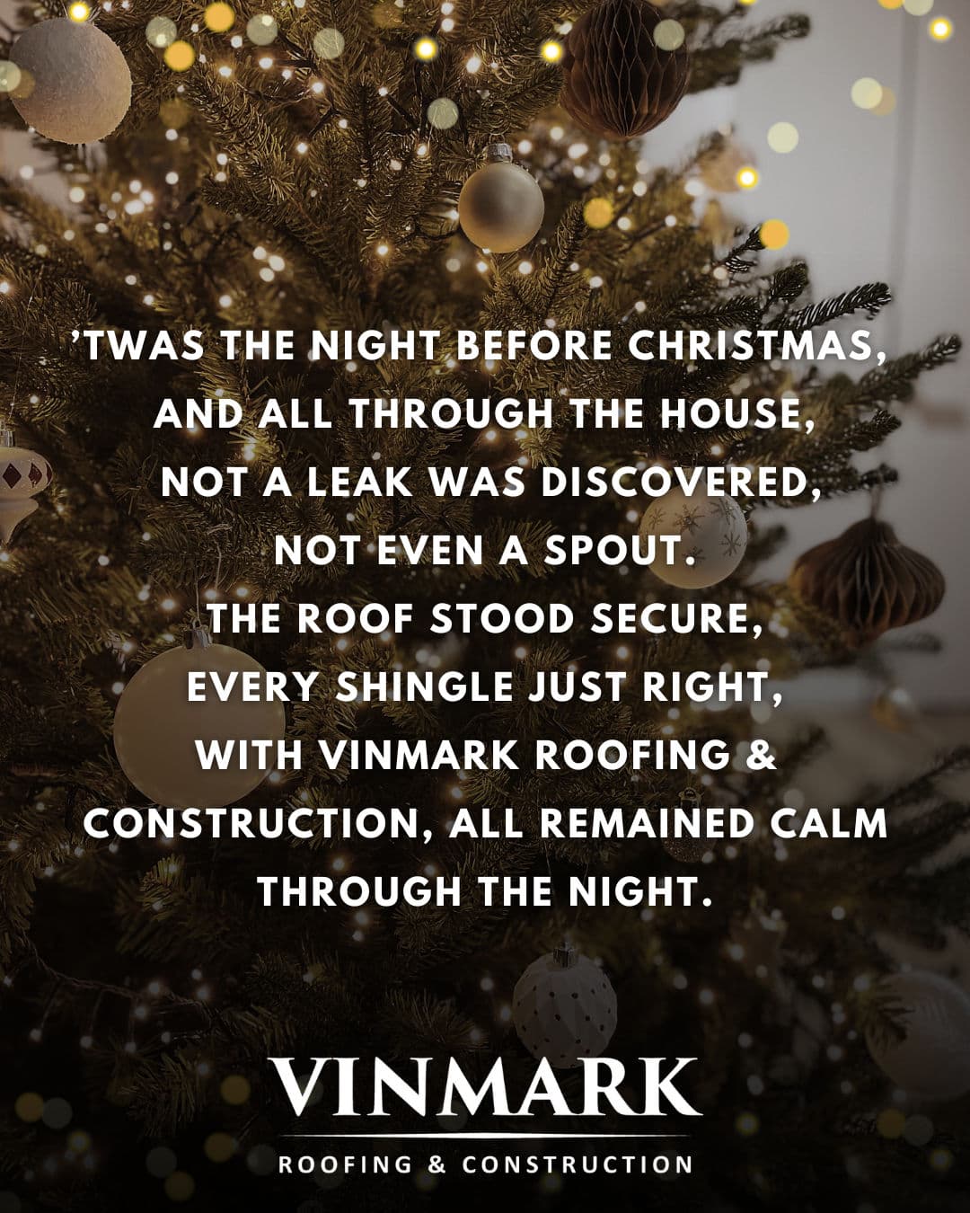 Celebrating a Leak-Free Holiday Season with Vinmark Roofing