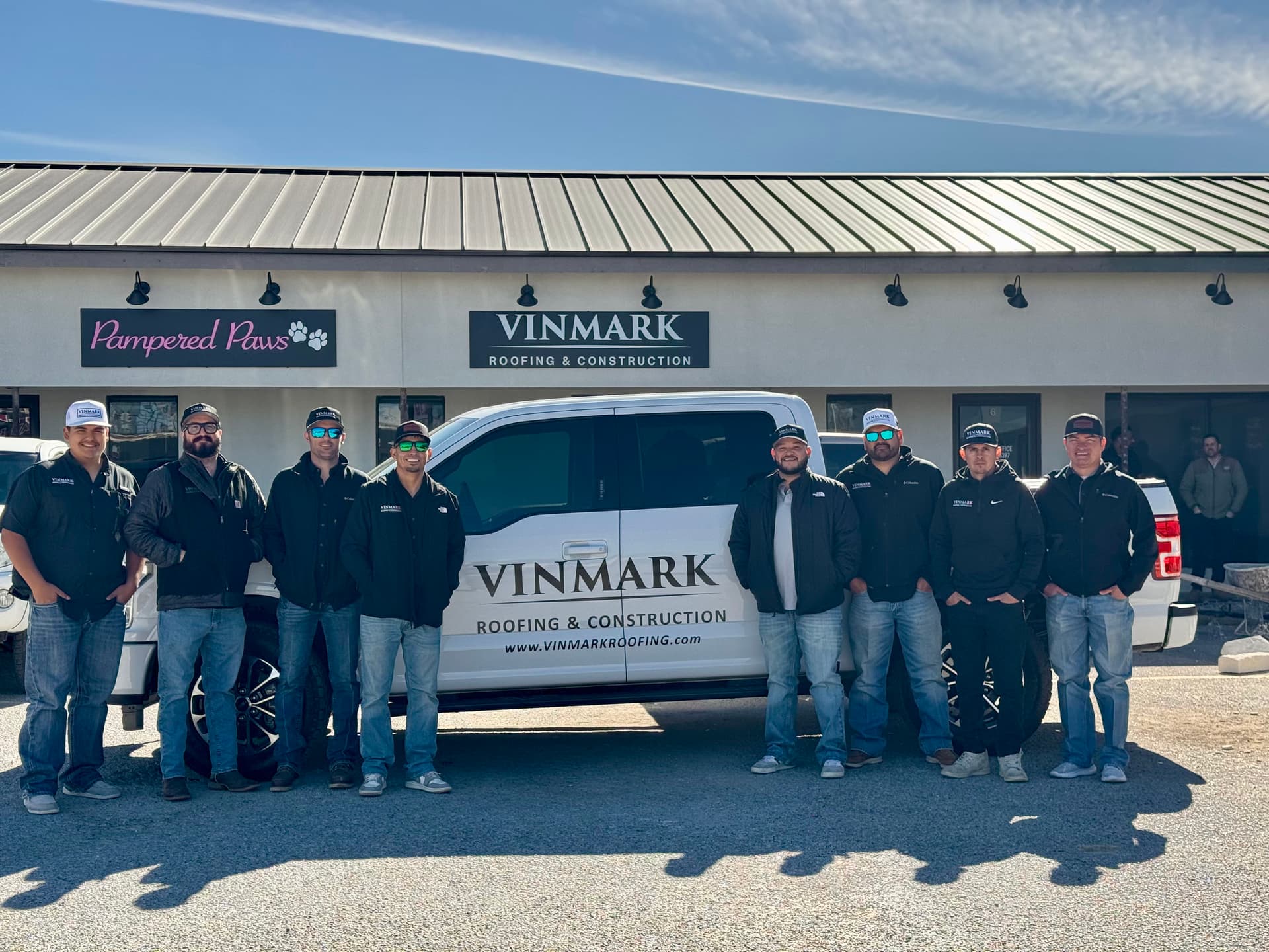 Vinmark Roofing Team at Our New Stephenville Location